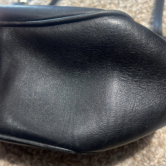 Henri Bendel Luxurious Black Leather Shoulder Bag Vintage Rare Collector’s Item - Picture 4 of 17